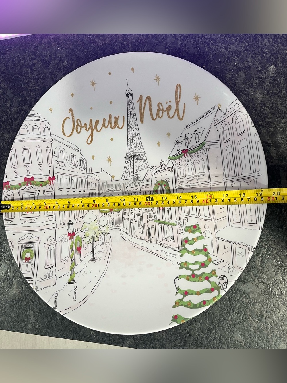 Melamine 19” holiday server